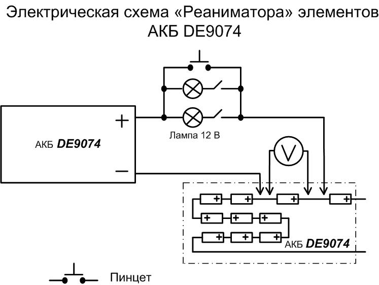 Схемы регенерации батареек